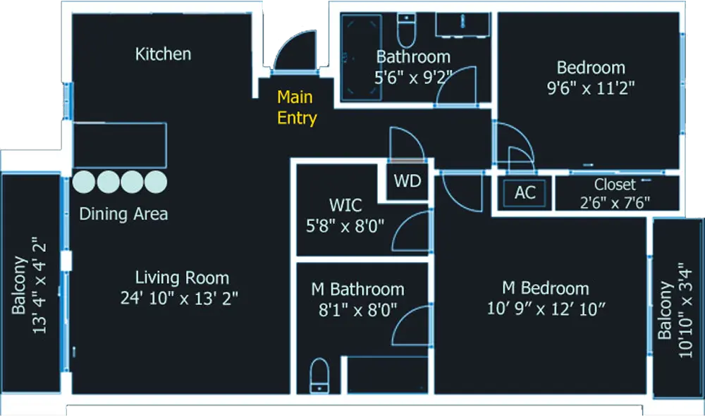 Onyx 2D floor plan
