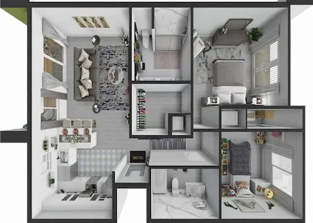 model Emerald floor plan layout
