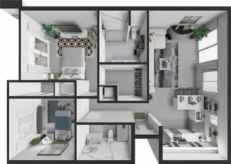 model Jade floor plan layout