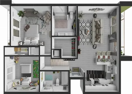 model Onyx floor plan layout