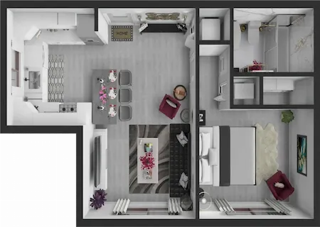 model Topaz floor plan layout